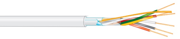 Li-Y(st)Y  Alarmkabel Cca 6 x 0,22 mm Wit - Li y st y