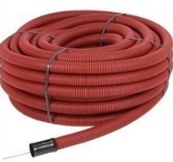 Fran Mantelbuis 50 mm Rood R50 mtr/Trekdraad - Mantelbuis