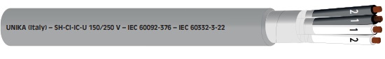 Marine instrumentation cable SH-CI-IC-U 24x2x1.5 mm² - Sh ci ic u - 310430724